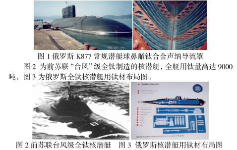 鈦材在國內外軍用艦船中的應用現(xiàn)狀